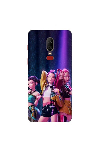 OEM Husa compatibila cu OnePlus 6 Silicon Gel Tpu Model KPop Demon Hunters Ru...
