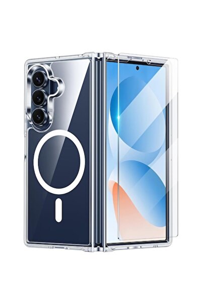 OEM Husă magnetică pentru Samsung Galaxy Z Fold 7, cu protecție de ecran din ...