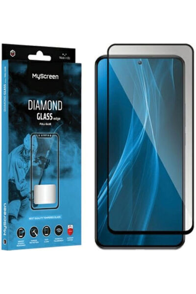 OEM Myscreen Διαμαντένιο Γυαλί Πλήρους Κάλυψης με Ολική Κόλλα, Σκληρυμένο Γυα...