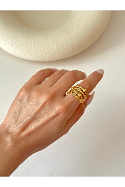 YOUES JEWELRY ÇELİK VIP KADIN TAŞLI YÜZÜK
