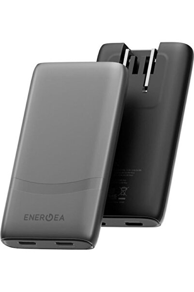 Energea Φορτιστής χωρίς καλώδιο GaN με 2 θύρες USB-C 65W Power Delivery / Qui...