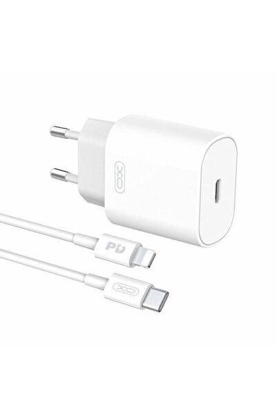 Xo Φορτιστής με θύρα USB-C και καλώδιο USB-C σε Lightning, με υποστήριξη Powe...