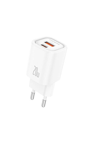 FONENG Φορτιστής χωρίς καλώδιο με θύρα USB-A και θύρα USB-C, 20W Power Delive...