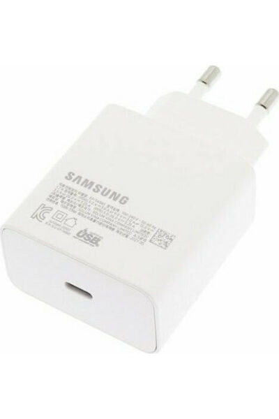 Samsung Φορτιστής Χωρίς Καλώδιο με Θύρα USB-C 65W Λευκός (EP-TA865 Bulk)
