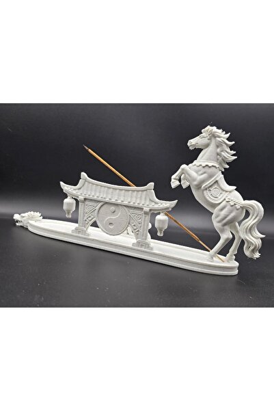 Lunar Solid Feng Shui Şahlanan At Tasarımlı Çubuk Tütsülük Bolluk Bereket Tem...