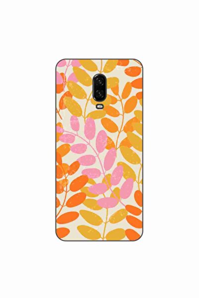 OEM Husa compatibila cu OnePlus 6T Silicon Gel Tpu Model Summer Leaves