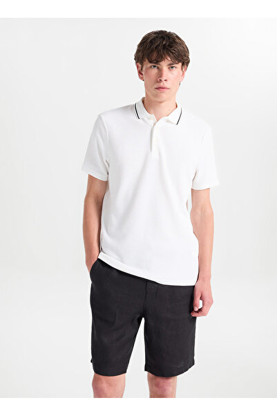 ALTINYILDIZ CLASSICS Beyaz Erkek Polo T-Shirt ACE091262669
