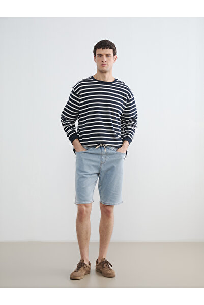 LC Waikiki Pantaloni scurți din denim pentru bărbați, croială normală