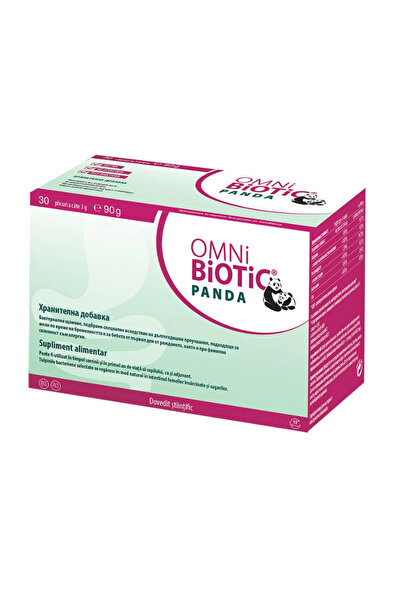 AllergoSan OmniBiotic, Panda, Προβιοτικό Συμπλήρωμα για Ανάρρωση, 30 φακελάκια