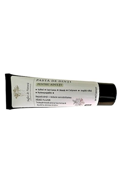 SUFLET DE NATURA Pastă de dinți cu Xilitol și nano-hidroxiapatită, repară mic...