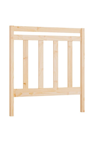 vidaxl Bedside table, 95x4x100 cm, solid pine wood