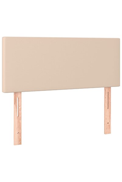 vidaxl Tăblie de pat, cappuccino, 100x5x78/88 cm, piele ecologică