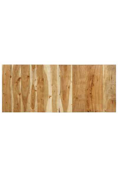 vidaxl 120 cm solid acacia wood headboard