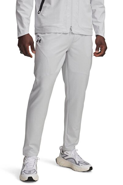 Under Armour Loose Fit Gray Men's Unstoppable Woven Sweatpants