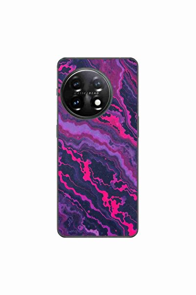 OEM Husa compatibila cu OnePlus 12R Silicon Gel Tpu Model Midnight Rose Marble