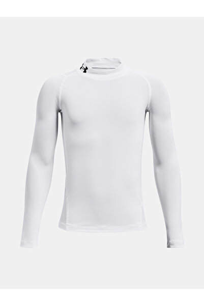 Under Armour Tricou UA HG Armour Mock LS-WHT