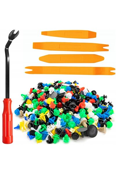 OEM Set 500 Piese Cleme De Fixare, Universal, Plastic, Multicolor