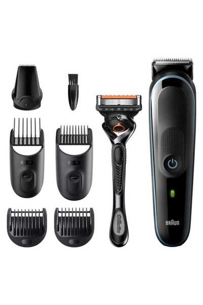 Braun Aparat de Tuns Multifunctional MGK5345 Acumulator Autonomie 100min Negru