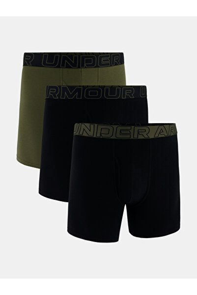 Under Armour Boxeri bărbați M UA Perf Bumbac 6 inci - Pachet de 3