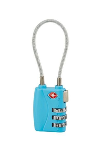 Serrurerie de Picardie Lacăt pentru bagaje, cu cablu de 30 mm, cu 3 cifre - SP