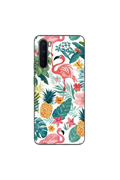 OEM Husa compatibila cu OnePlus Nord Silicon Gel Tpu Model Tropical Pattern