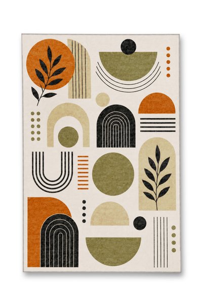 Rugs Modern Halı Sdt Shape Theme Patterned Modern Woven Base Decorative Carpe...
