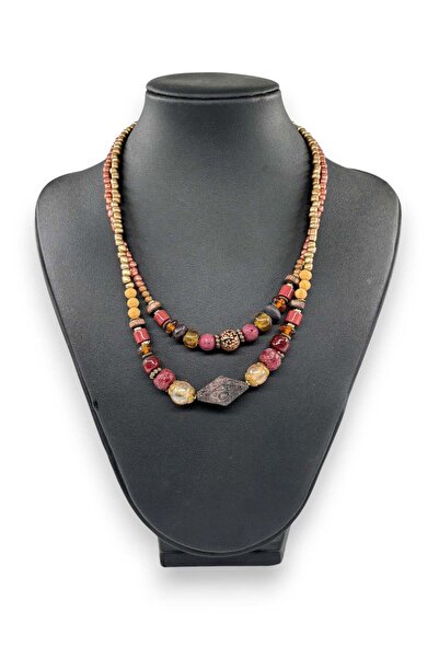 Bozhi Necklace Glass Beads Stylish Gift