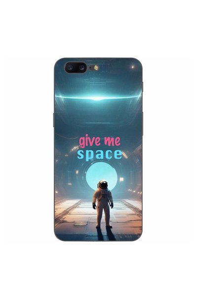 OEM Husa compatibila cu OnePlus 5 Silicon Gel Tpu Model Give Me Space