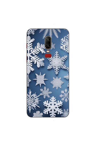 OEM Husa compatibila cu OnePlus 6 Silicon Gel Tpu Model Fulgi de Zapada