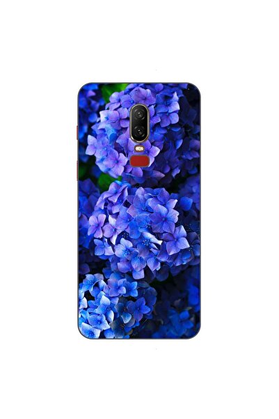 OEM Husa compatibila cu OnePlus 6 Silicon Gel Tpu Model Hortensii