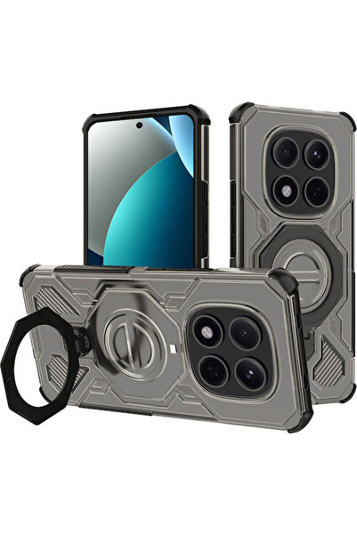 Techsuit Ανθρακονημάτινη Προστατευτική Πίσω Θήκη Μαύρη Redmi Note 15 Pro 5G