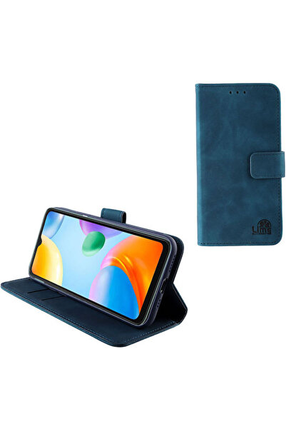 Lime&co Lime Essential Magnet Book Συνθετικό Δέρμα Σκούρο Μπλε (Redmi 10C) Κω...