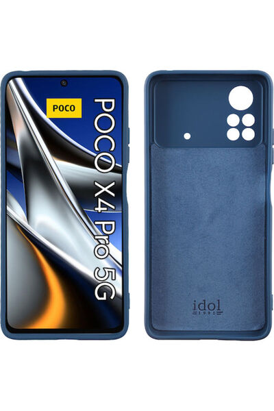 Other Idol 1991 Βελούδινη Πίσω Θήκη Σιλικόνης Μπλε (Poco X4 Pro 5G) Κωδικός: ...