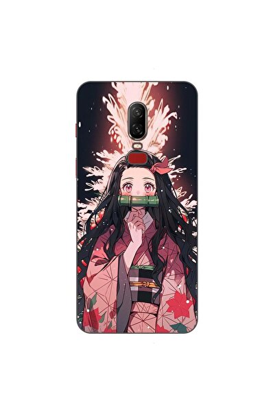 OEM Husa compatibila cu OnePlus 6 Silicon Gel Tpu Model Demon Slayer Nezuko