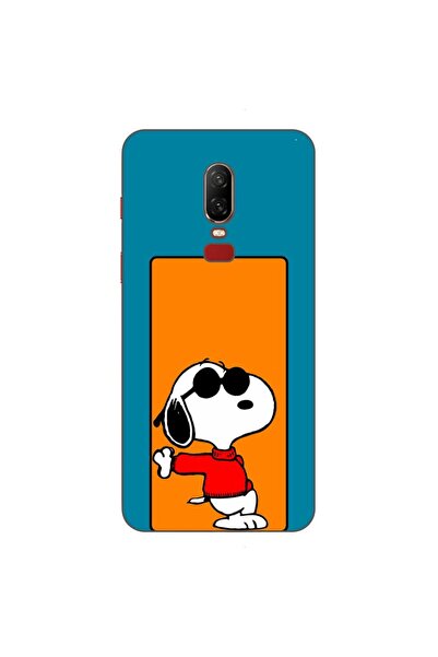 OEM Husa compatibila cu OnePlus 6 Silicon Gel Tpu Model Snoopy