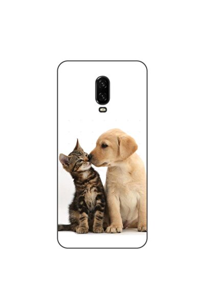 OEM Husa compatibila cu OnePlus 6T Silicon Gel Tpu Model Pisicuta Catelus Pri...