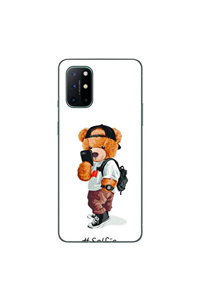 OEM Husa compatibila cu OnePlus 8T Silicon Gel Tpu Model Bear Teddy Selfie