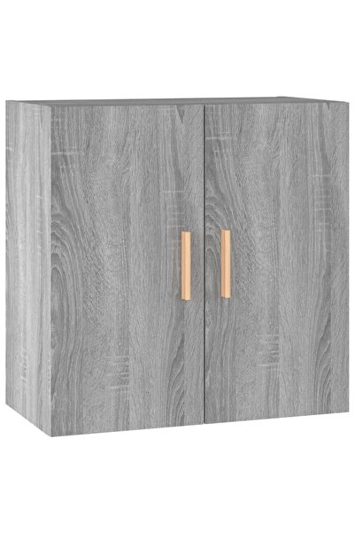vidaxl Wall cabinet, sonoma grey, 60x30x60 cm, engineered wood