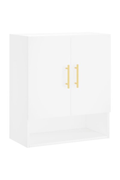 vidaxl Wall cabinet, white, 60x31x70 cm, composite wood