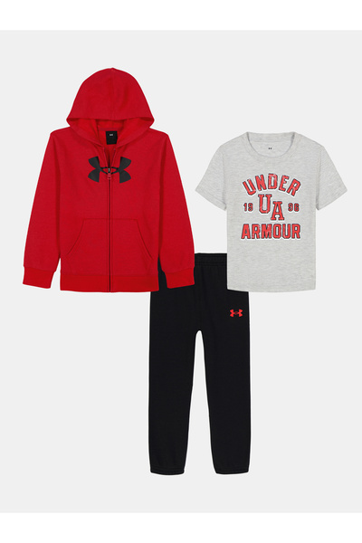 Under Armour Set pentru băieți UA RIVAL 3 piese cu hanorac