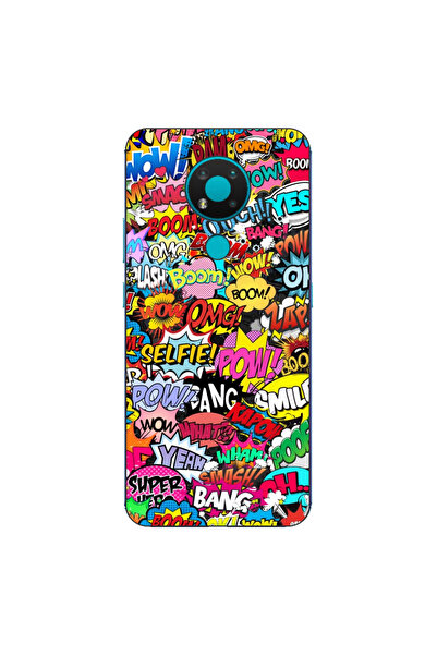 OEM Husa compatibila cu Nokia 3.4 Silicon Gel Tpu Model Pop Art Pow Wow Boom