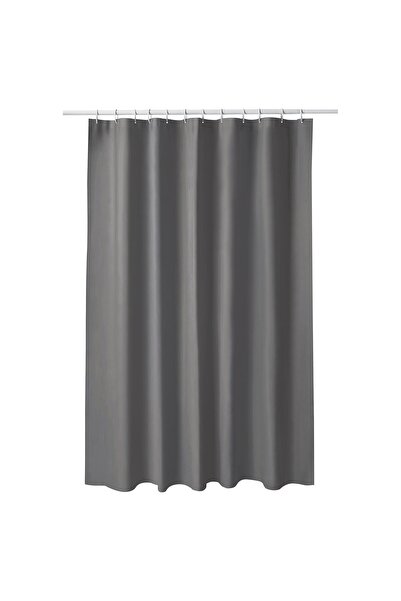 IKEA LUDDHAGTORN Shower curtain, grey, 180 x 200 cm