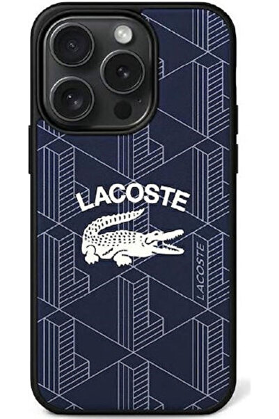 Lacoste Μονόγραμμα Vintage Λογότυπο Πλαστικό Μπλε Σκούρο Μπλε Πίσω Κάλυμμα Ma...