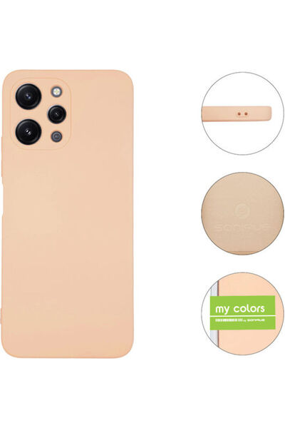 Other Sonique My Colors Πίσω Θήκη Σιλικόνης Ροζ (Redmi 12 4G / Redmi 12 5G)