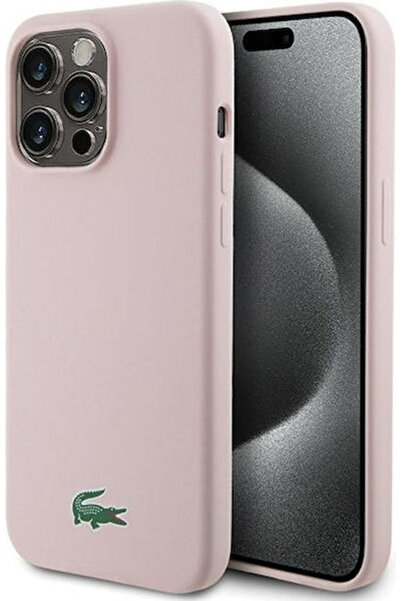 Lacoste Θήκη Πλάτης Σιλικόνης Magsafe Πλαστική Ροζ (iPhone 15 Pro Max) Κωδικό...