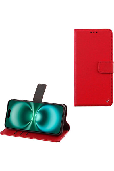 Other Volte-Tel Book Συνθετικό Δέρμα / Σιλικόνη Κόκκινο (iPhone 17) Κωδικός: ...