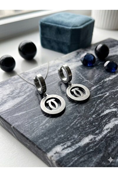 Bozhi Earrings Steel Silver Business Woman Style