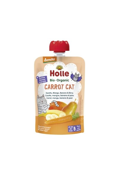 Holle Puree, Carrots with mango, bananas and pears, Carrot Cat 100 g
