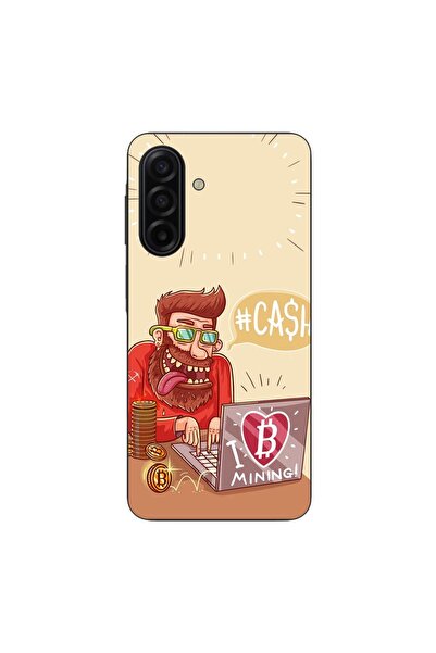 OEM Калъф, съвместим със Samsung Galaxy A17, силиконов гел TPU, модел BTC Mining