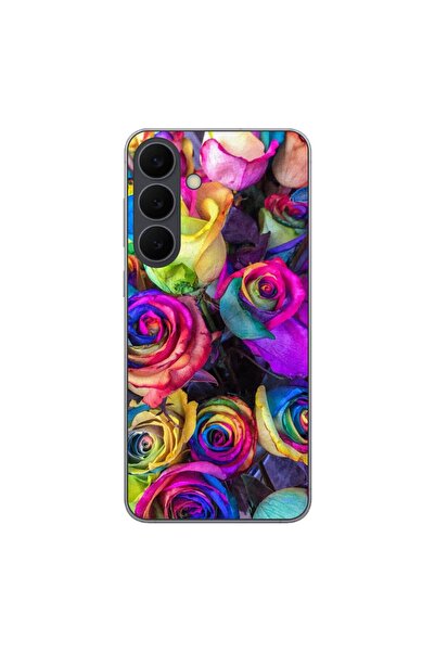 OEM Husa compatibila cu Samsung Galaxy S25 FE Silicon Gel Tpu Model Trandafir...